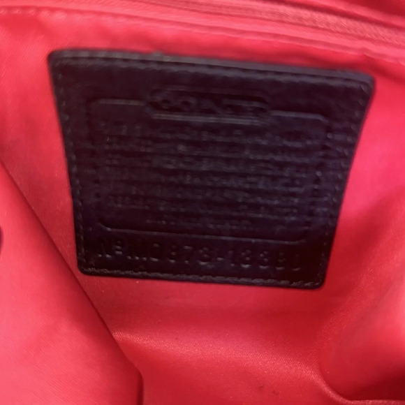 COACH💥VINTAGE💥Bonnie Leather Foldover Convertible Tote/Shoulder Bag - Picture 12 of 15